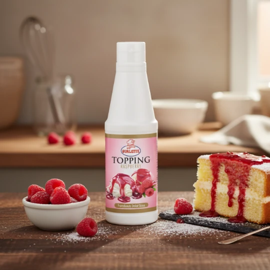 Ovalette Topping Frambuaz Sos (1Kg)