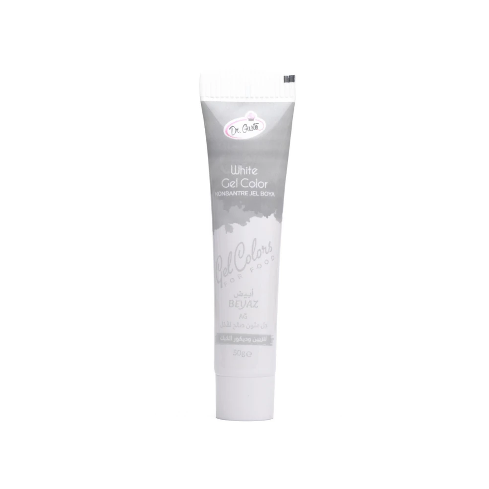 Dr. Gusto Jel Gıda Boyası - 50 Gr - Beyaz