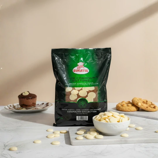 Ovalette Eko Para Beyaz Çikolata (5Kg)