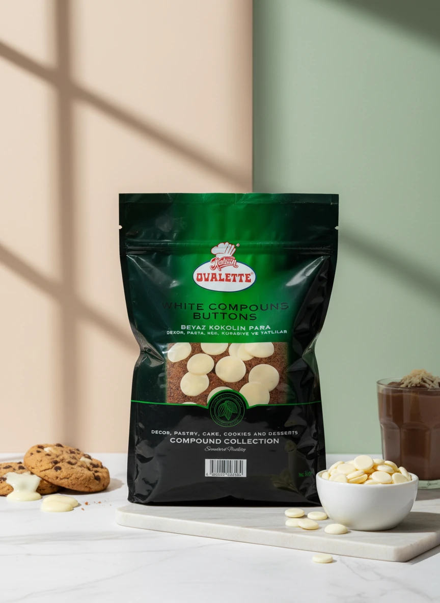 Ovalette Eko Para Beyaz Çikolata (5Kg)