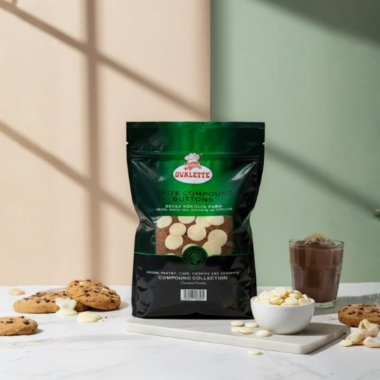 Ovalette Eko Para Beyaz Çikolata (5Kg)