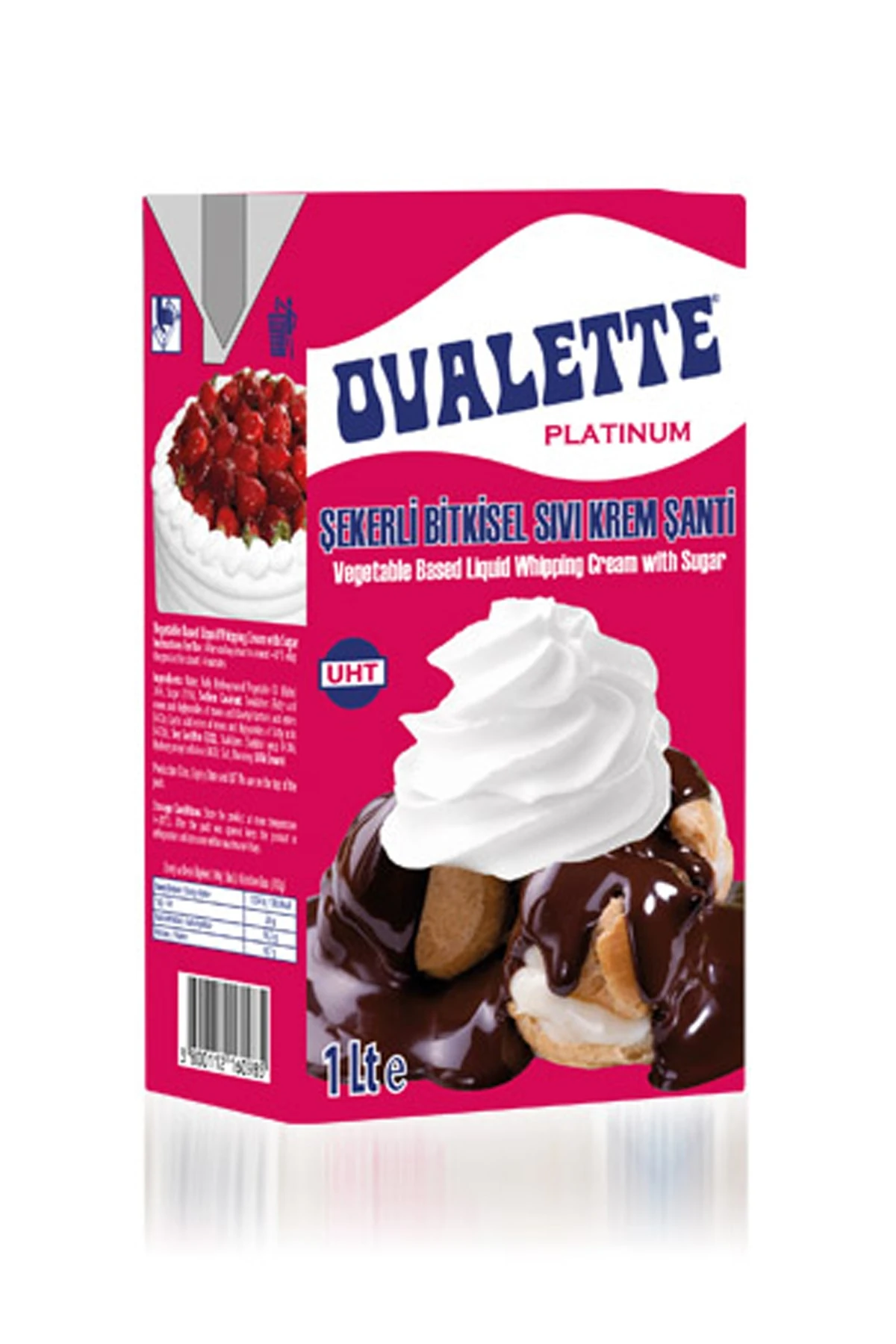 Ovalette Platınum Şekerli Sıvı Krem Şanti 1 Lt.