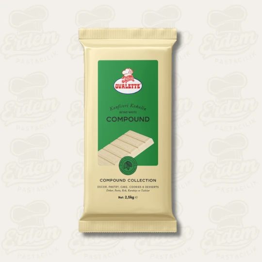 OVALETTE BEYAZ(FİLDİŞİ) KONFİSERİ 2,5 KG