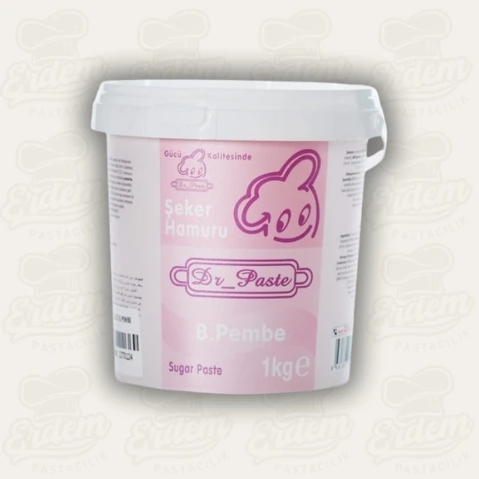 Dr. Paste Şeker Hamuru 1 KG (Tüm Renk Seçenekleri) - Bebek Pembe