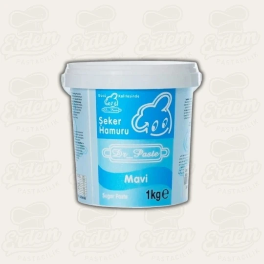 Dr. Paste Şeker Hamuru 1 KG (Tüm Renk Seçenekleri) - Mavi