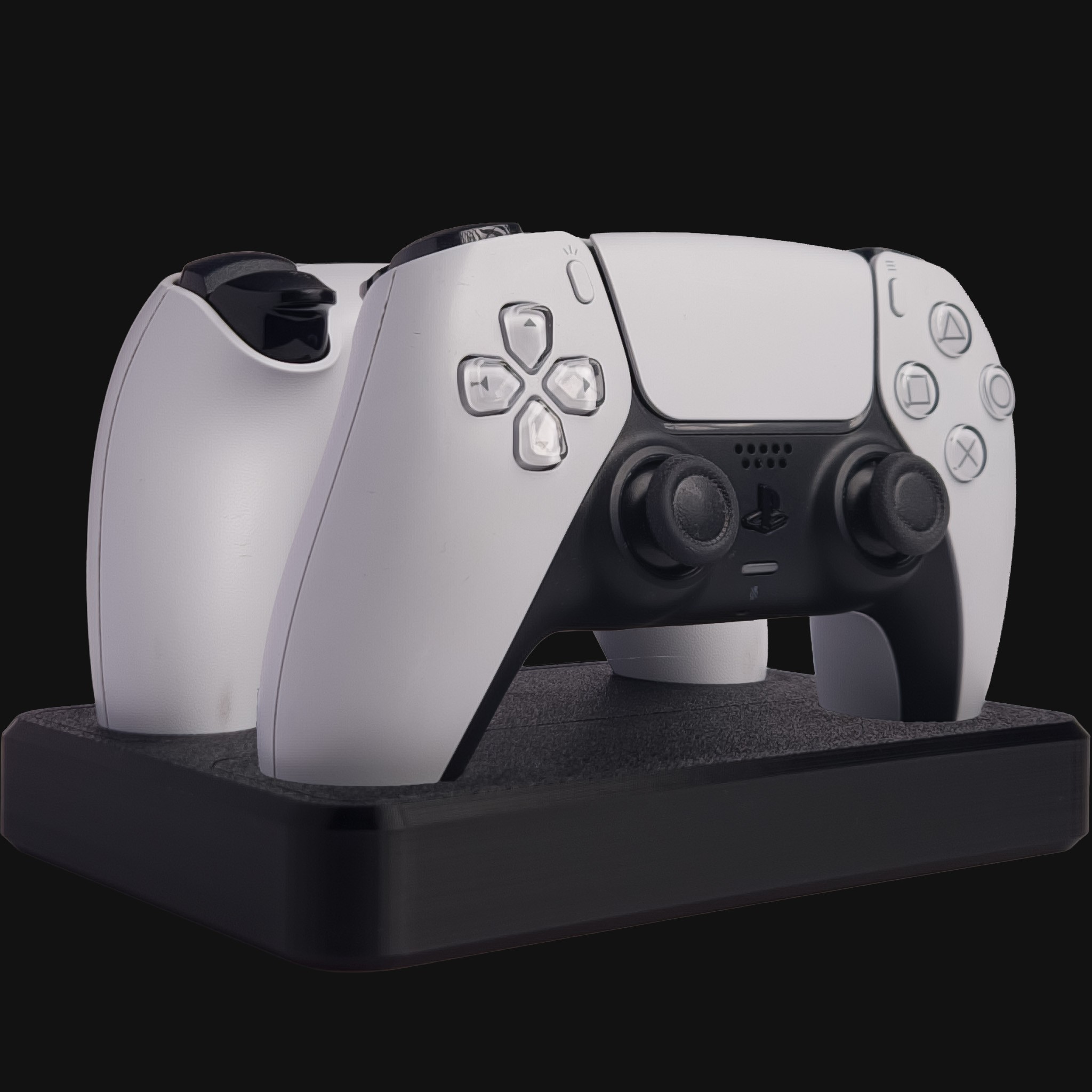 İkili Minimalist PS5 & XBOX Oyun Kolu Standı  - Siyah