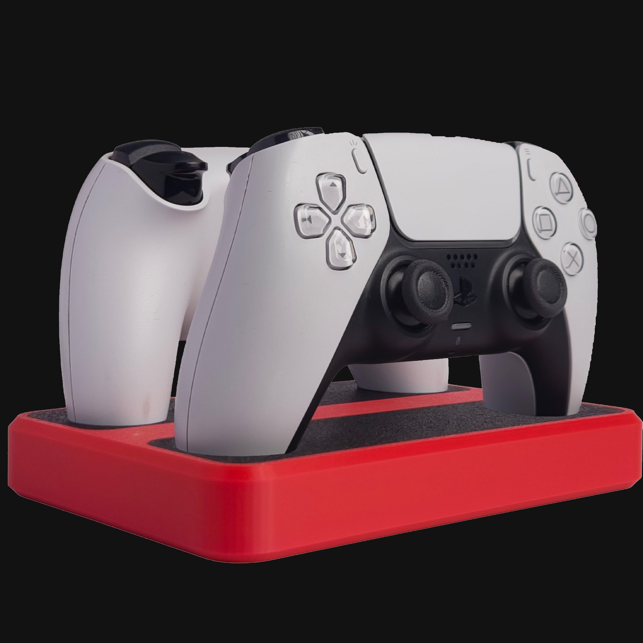 İkili Minimalist PS5 & XBOX Oyun Kolu Standı  - Kırmızı