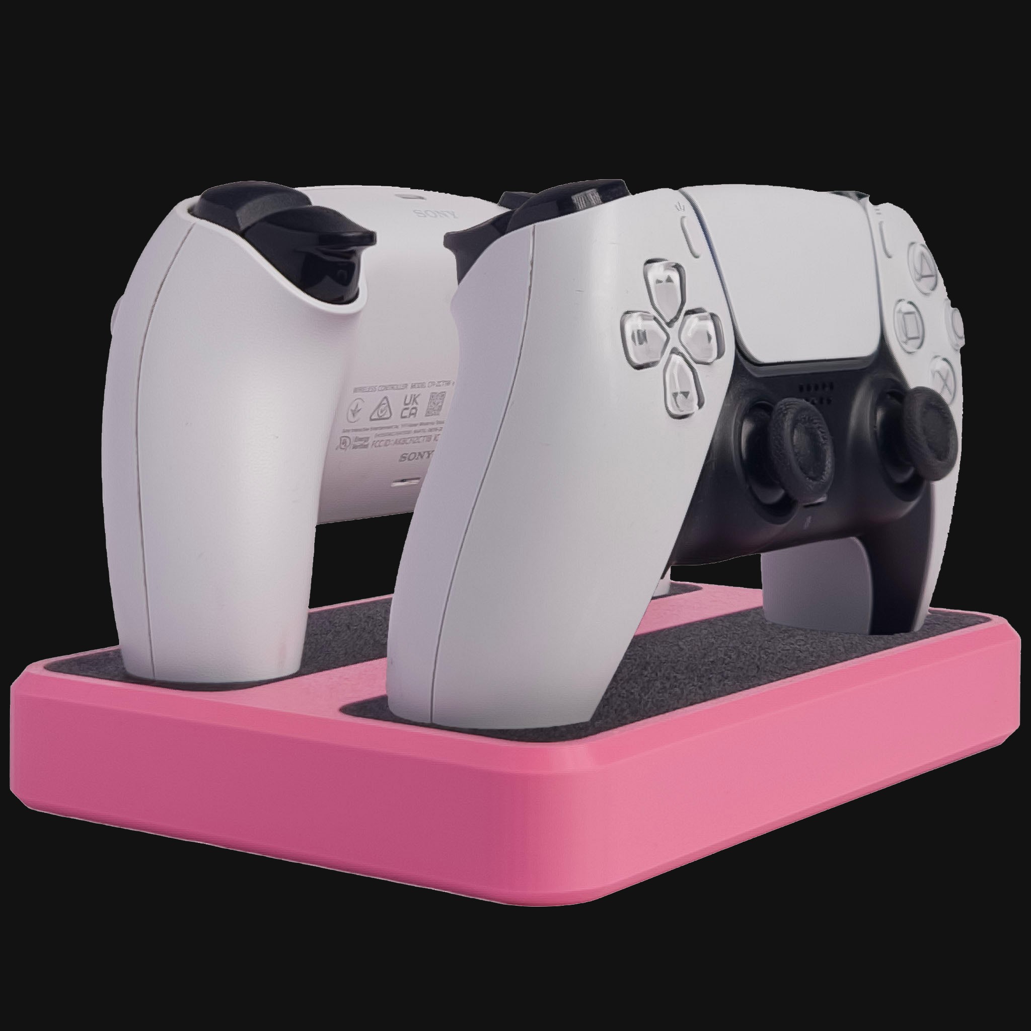 İkili Minimalist PS5 & XBOX Oyun Kolu Standı  - Pembe