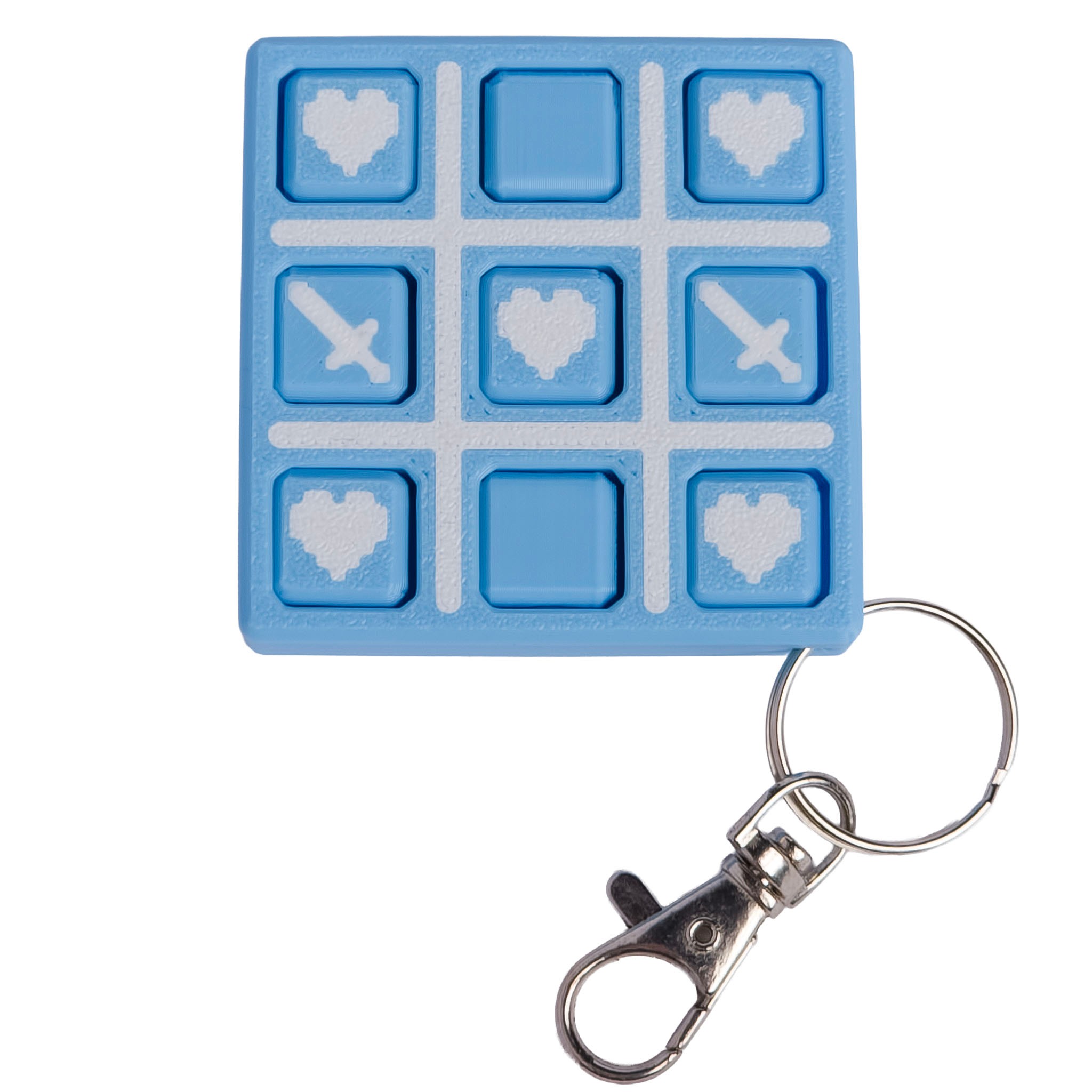 Oynanabilir XOX Anahtarlık – Mini Tic Tac Toe Oyunu