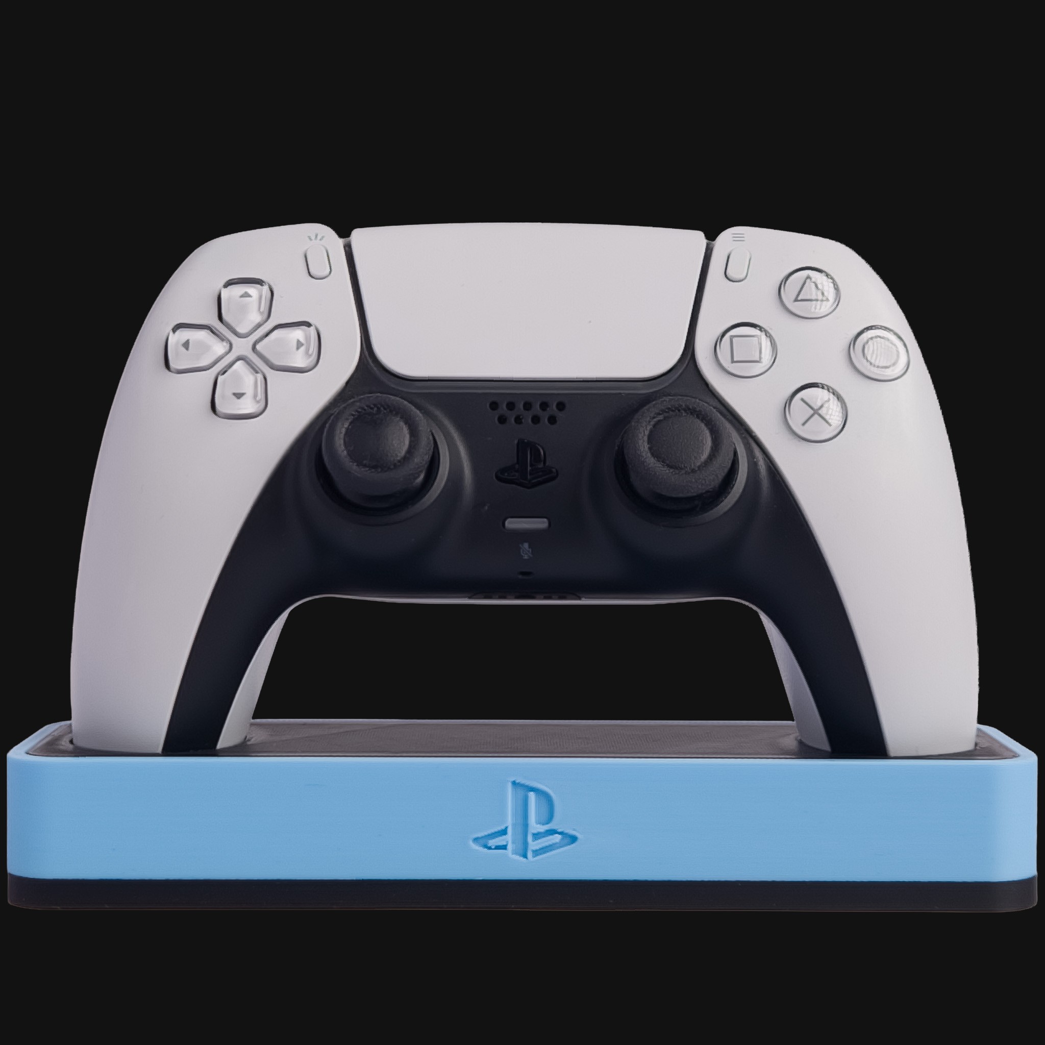 Minimalist Desenli Oyun Kolu Standı PS5 & XBOX  - Mavi