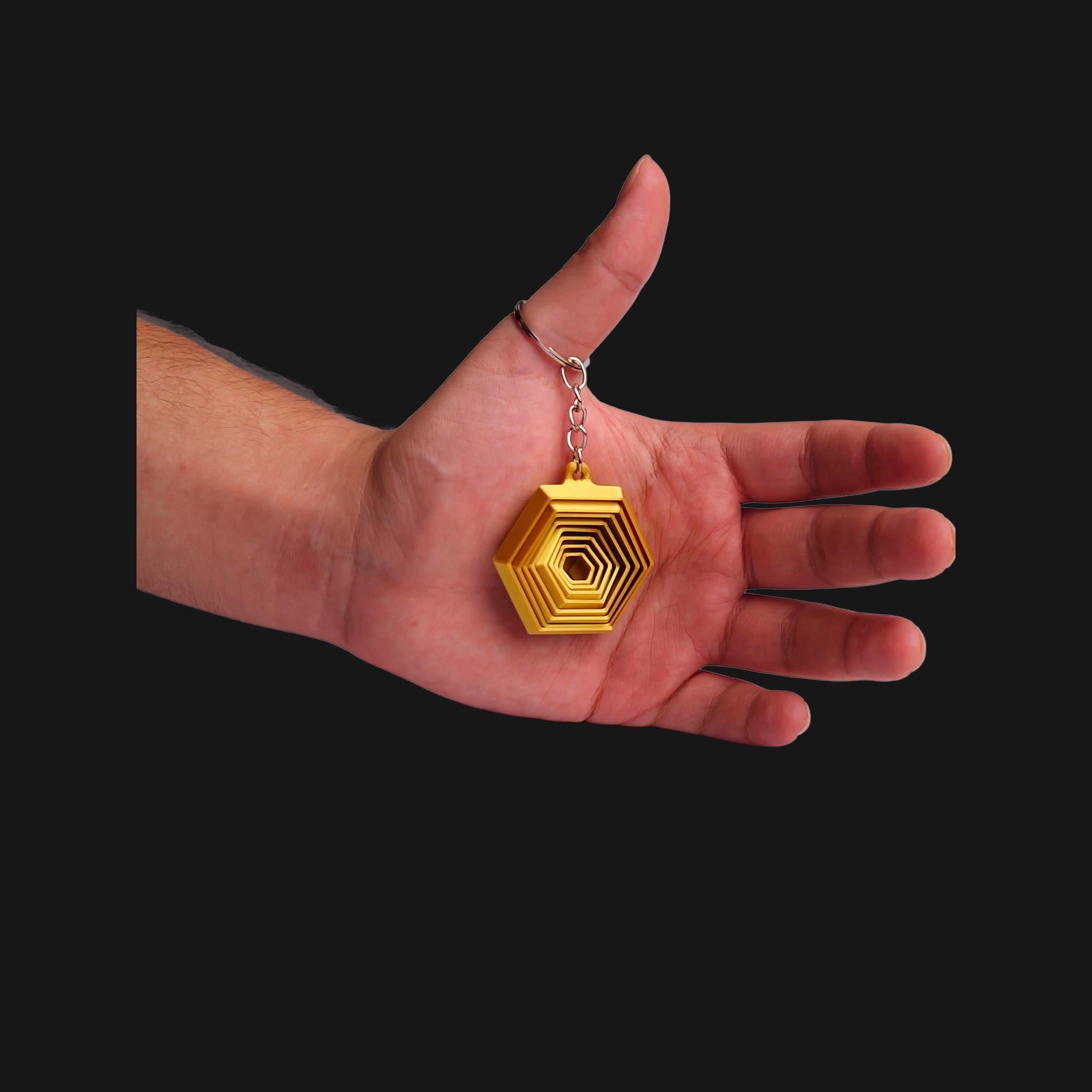 Hexagon Anahtarlık & Çanta Charmı