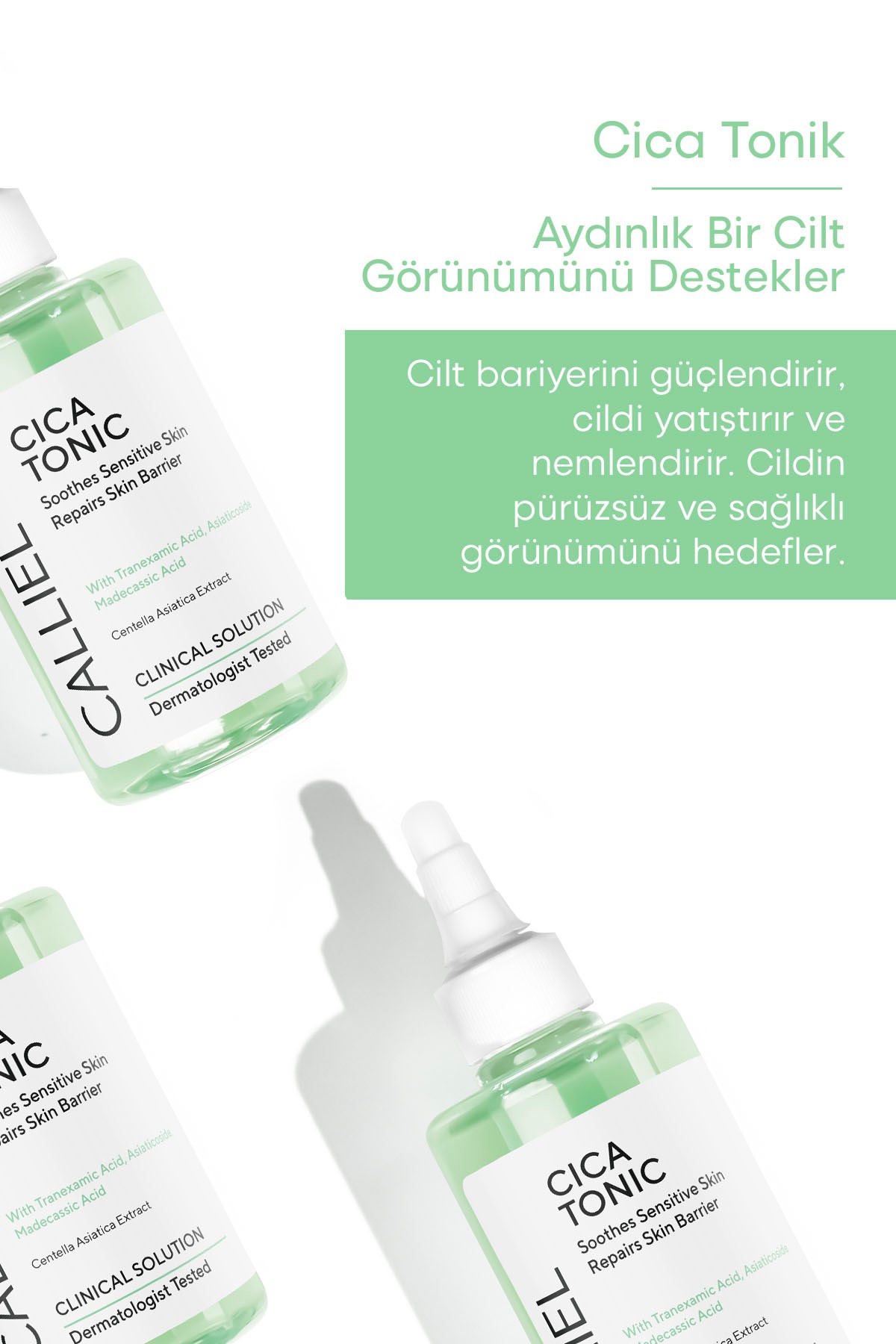 Hassas Ciltler İçin Yatıştırıcı Cilt Bariyeri Onarıcı Cica Tonik 200 Ml