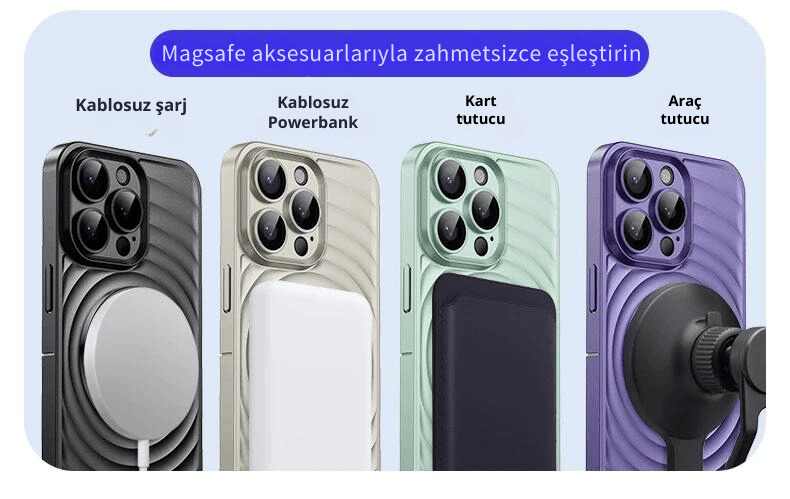 iPhone Wave Kamera Korumalı Kılıf