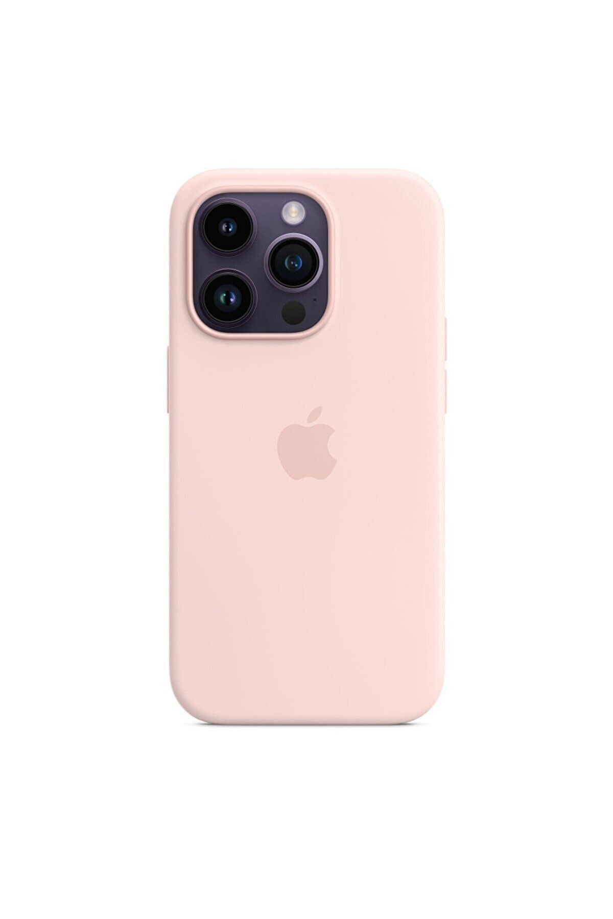 iPhone 12 Mini ile uyumlu Logolu Kılıf Premium Class (Limited Stock) - Puslu Pembe