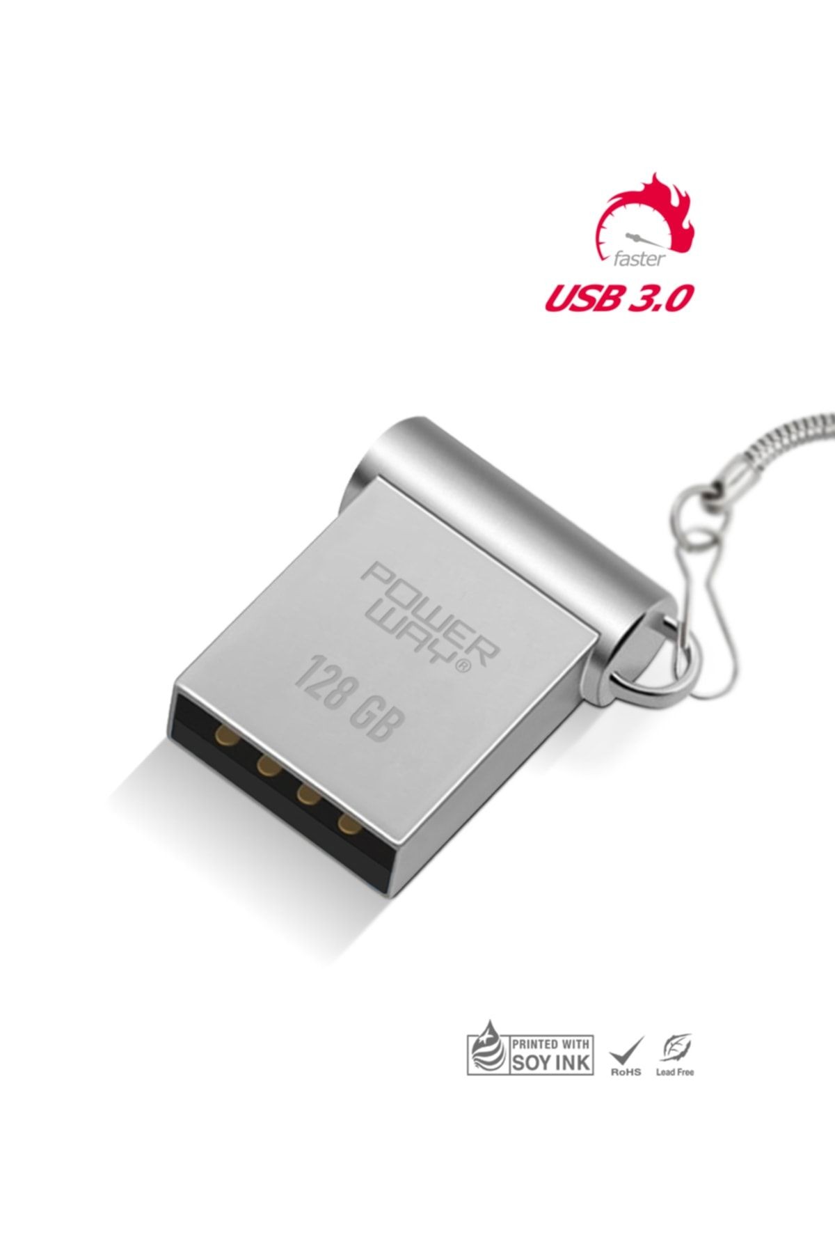 128 GB MİNİ USB 3.0 POWERWAY