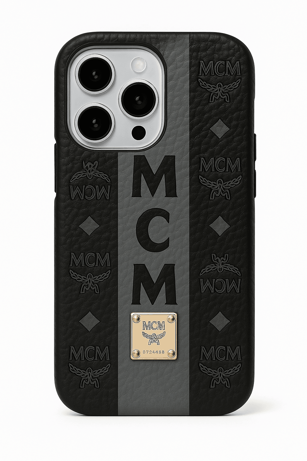 Lineage Stripe Leather Case