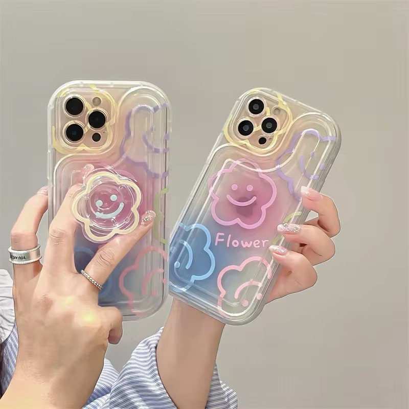 Cute Floral Stand Case