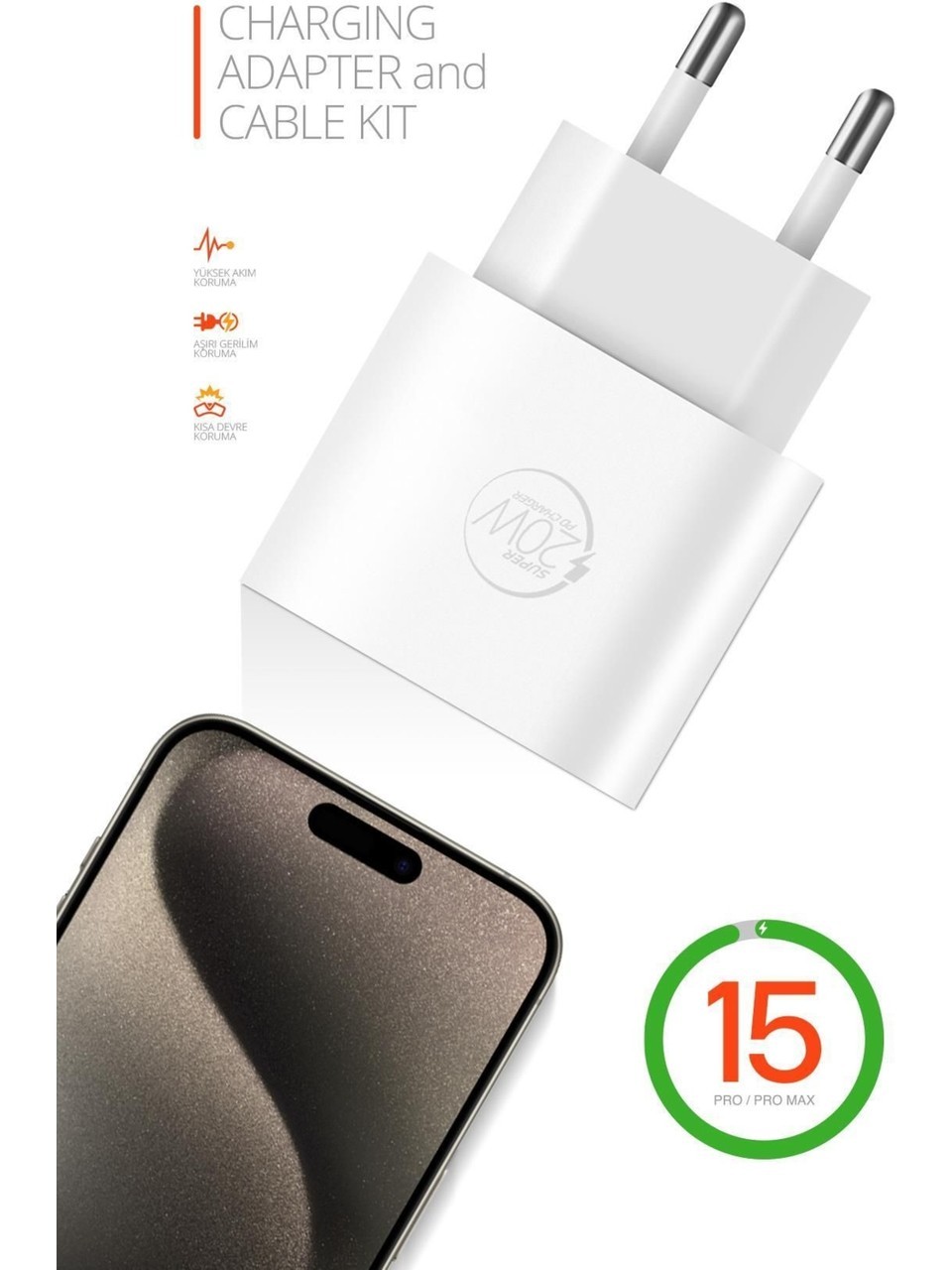 iPhone USB C-C PD20W