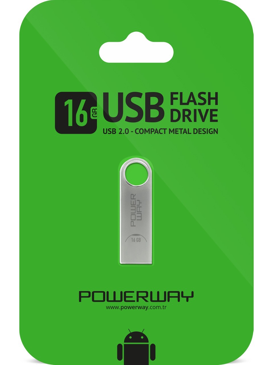 16 GB MİNİ USB 3.0 POWERWAY