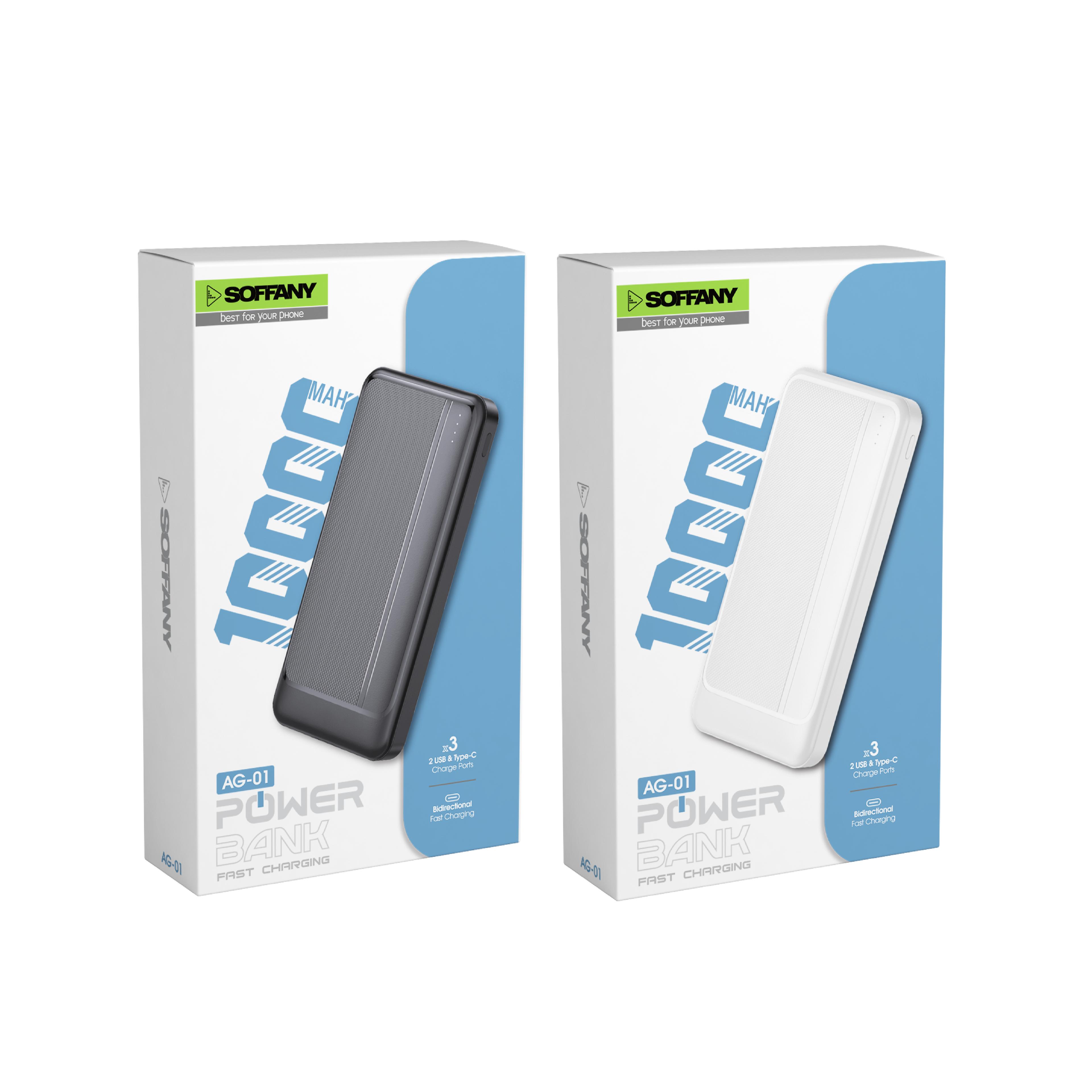 10.000mAh Powerbank AG-01 