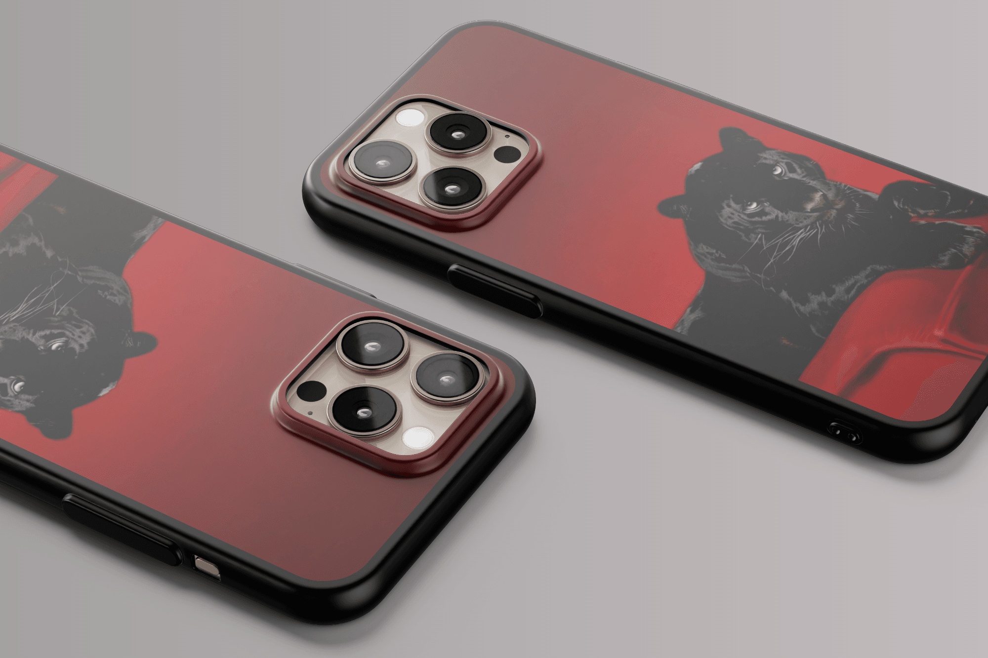 Black Panther Red Lounge Case