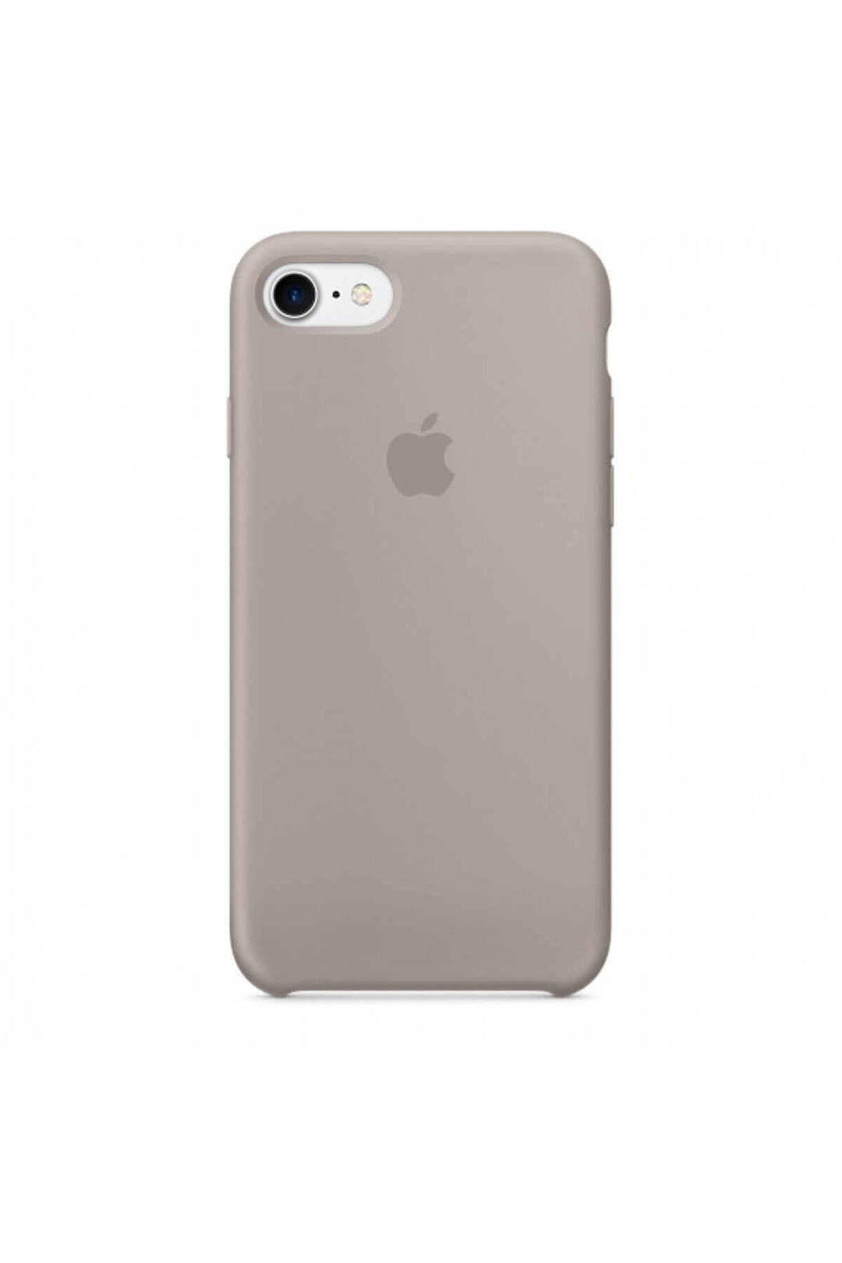 iPhone 5 / 5S ile uyumlu Logolu Kılıf Premium Class (Limited Stock) - Taş Gri