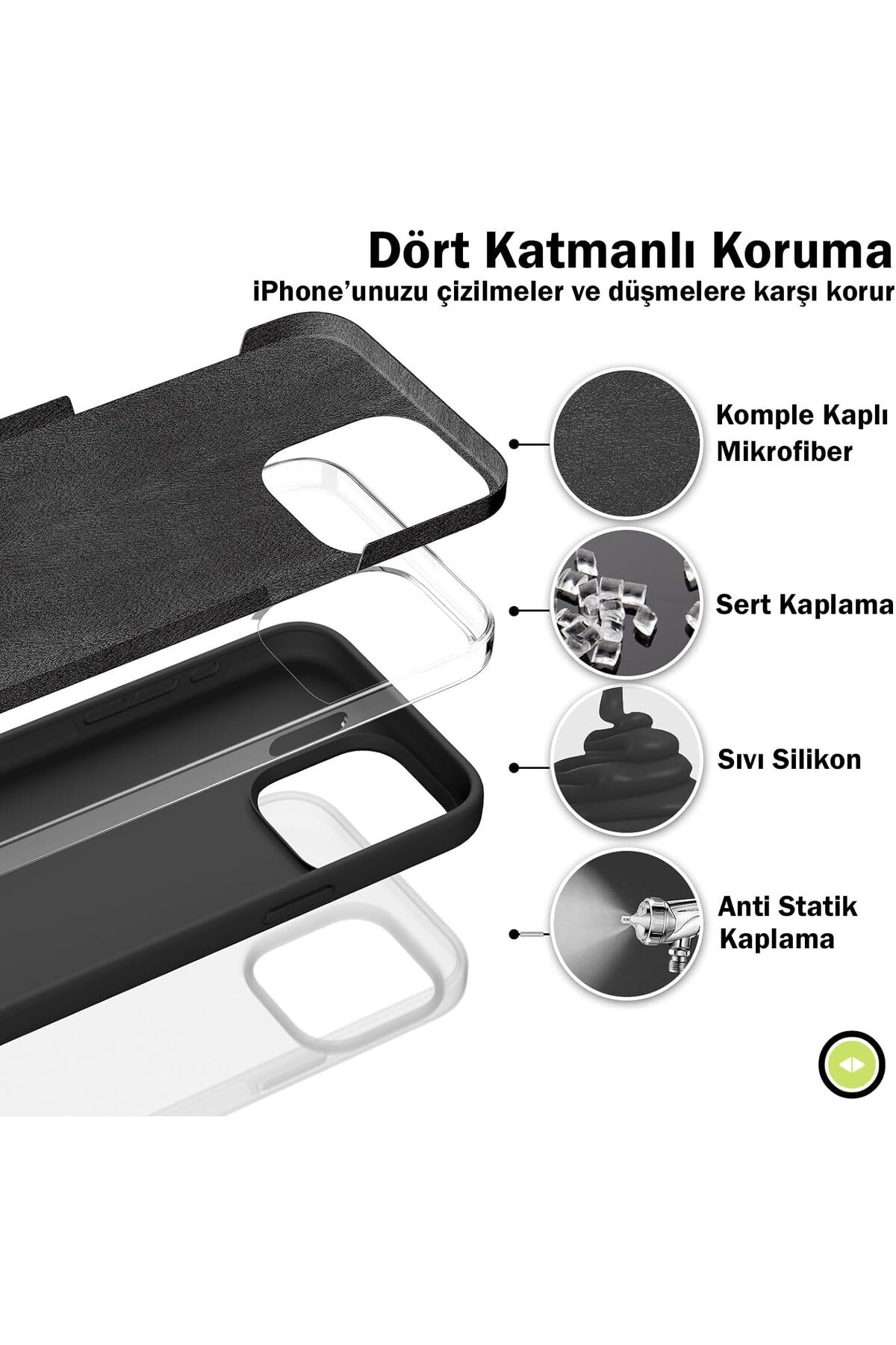 iPhone 7 / 8 / SE Lansman İçi Kadife Mikrofiber Kılıf Premium Class