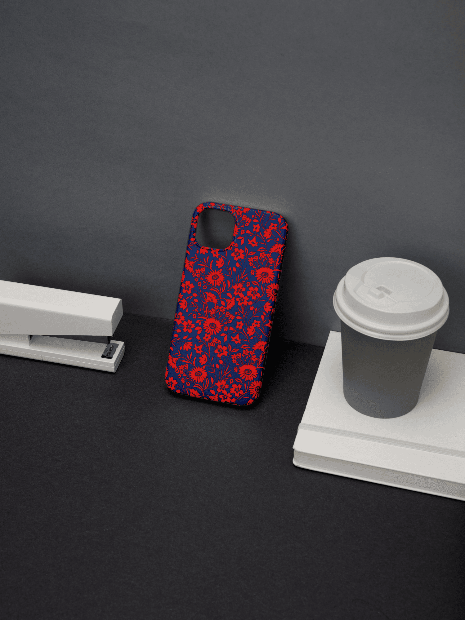 Scarlet Bloom Phone Case