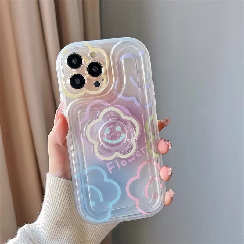 Cute Floral Stand Case