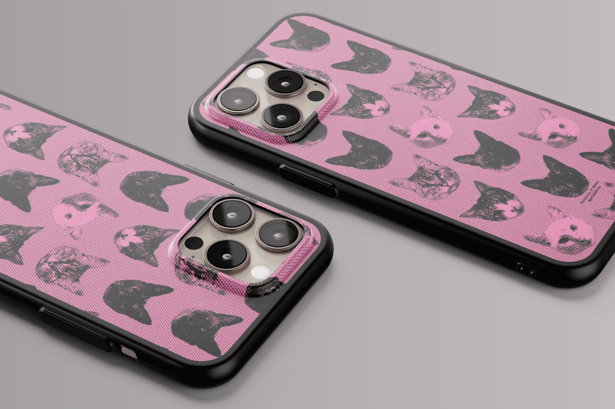 Purrfectly Pink Cat Case