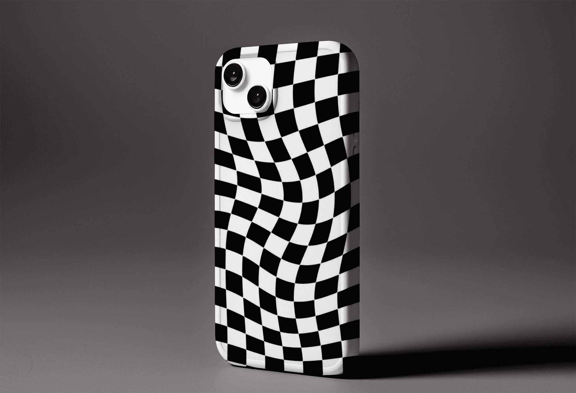 Optical Illusion Checkered Phone Case