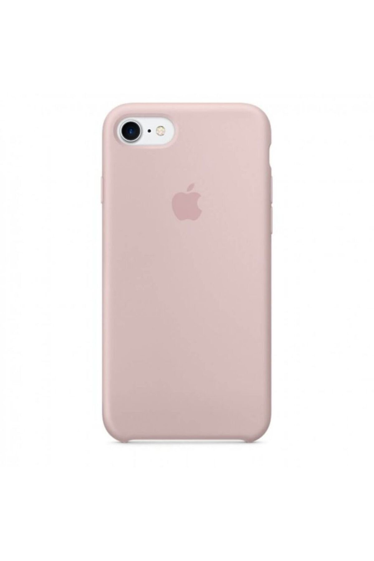 iPhone 5 / 5S ile uyumlu Logolu Kılıf Premium Class (Limited Stock) - Puslu Pembe