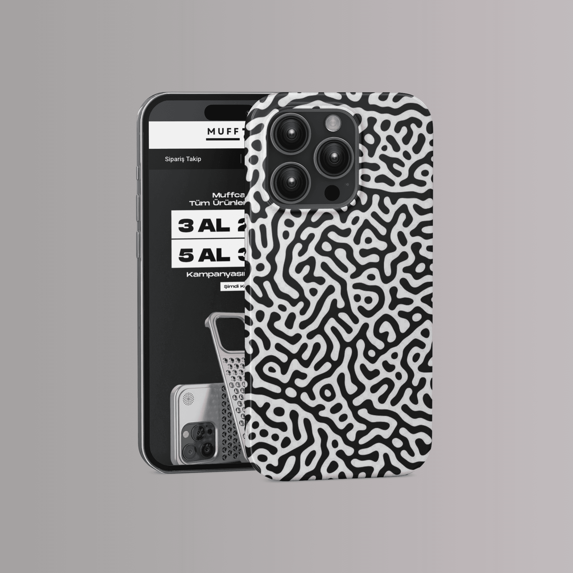 Monochrome Abstract Case