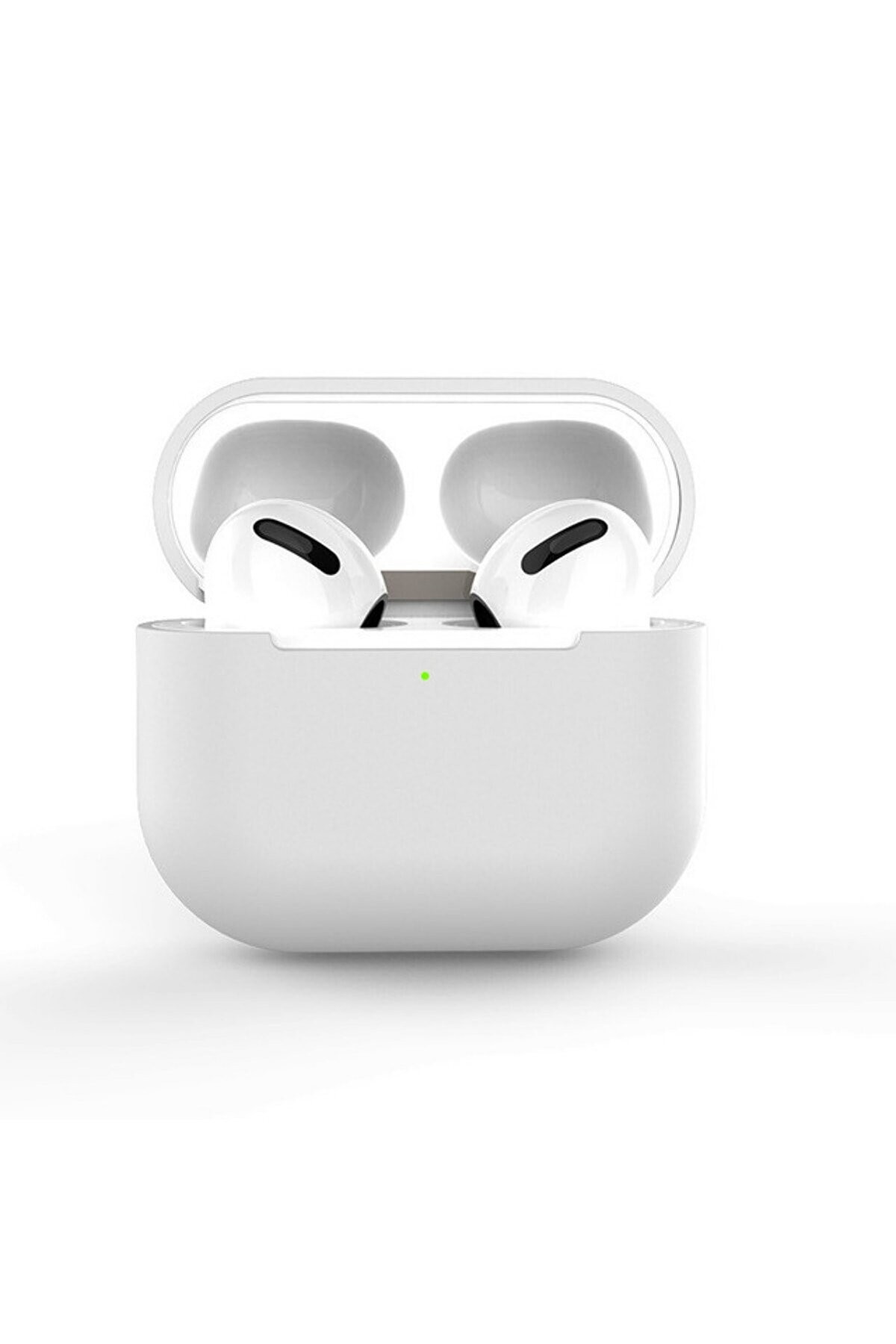 Airpods 3. Nesil ile Uyumlu Kancalı Premium Class Kılıf - Beyaz