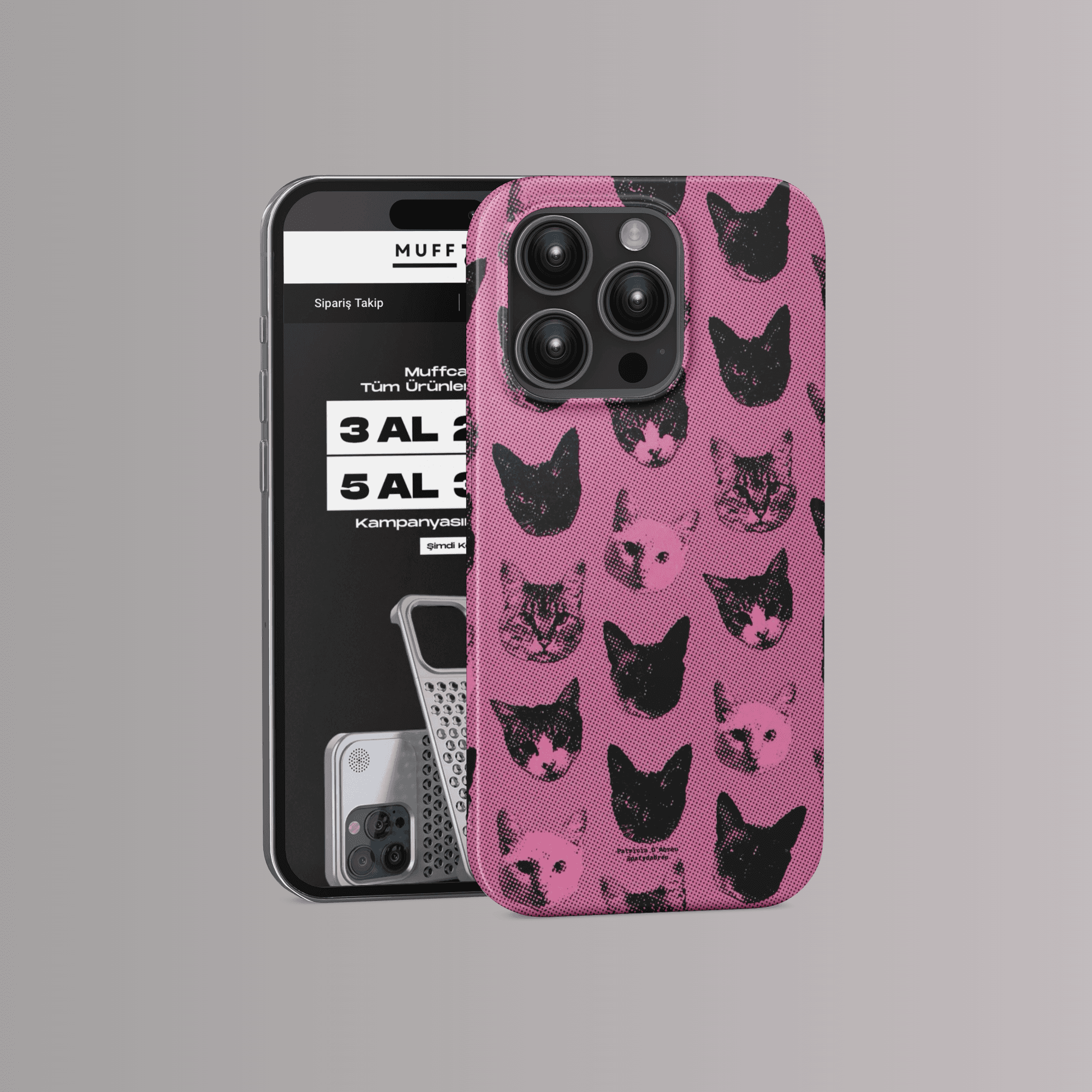 Purrfectly Pink Cat Case