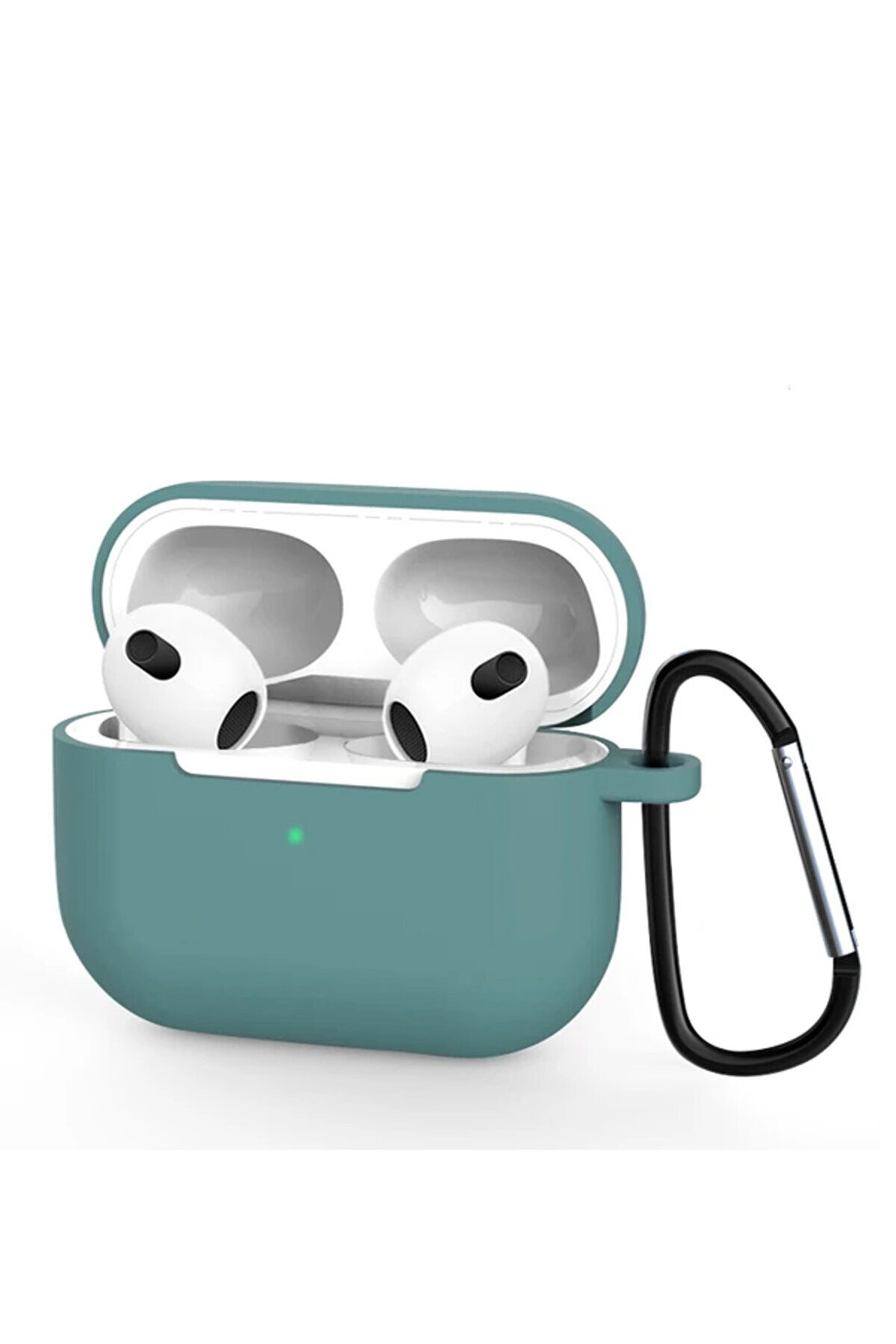 Airpods 3. Nesil ile Uyumlu Kancalı Premium Class Kılıf - Cactus