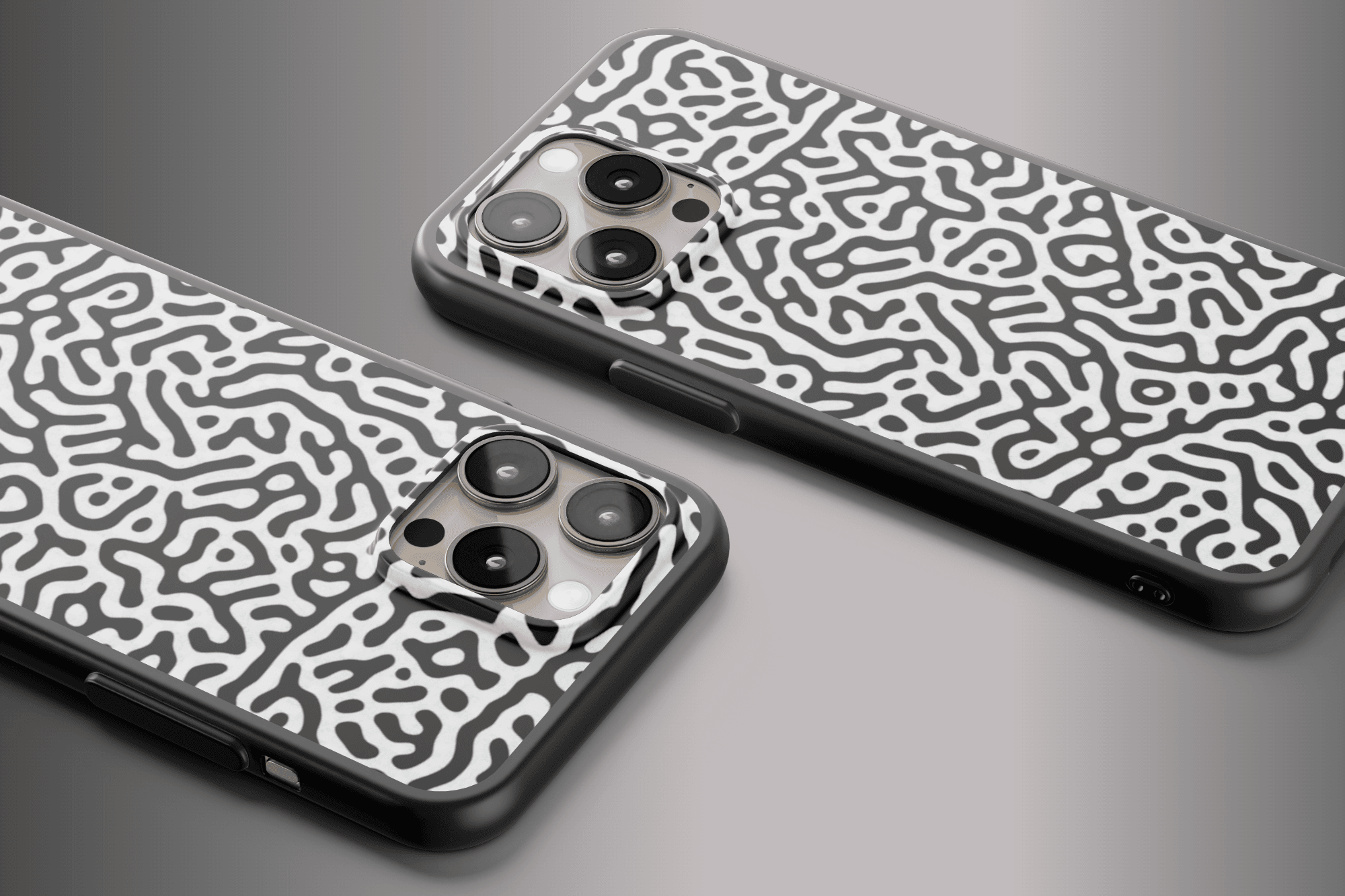 Monochrome Abstract Case