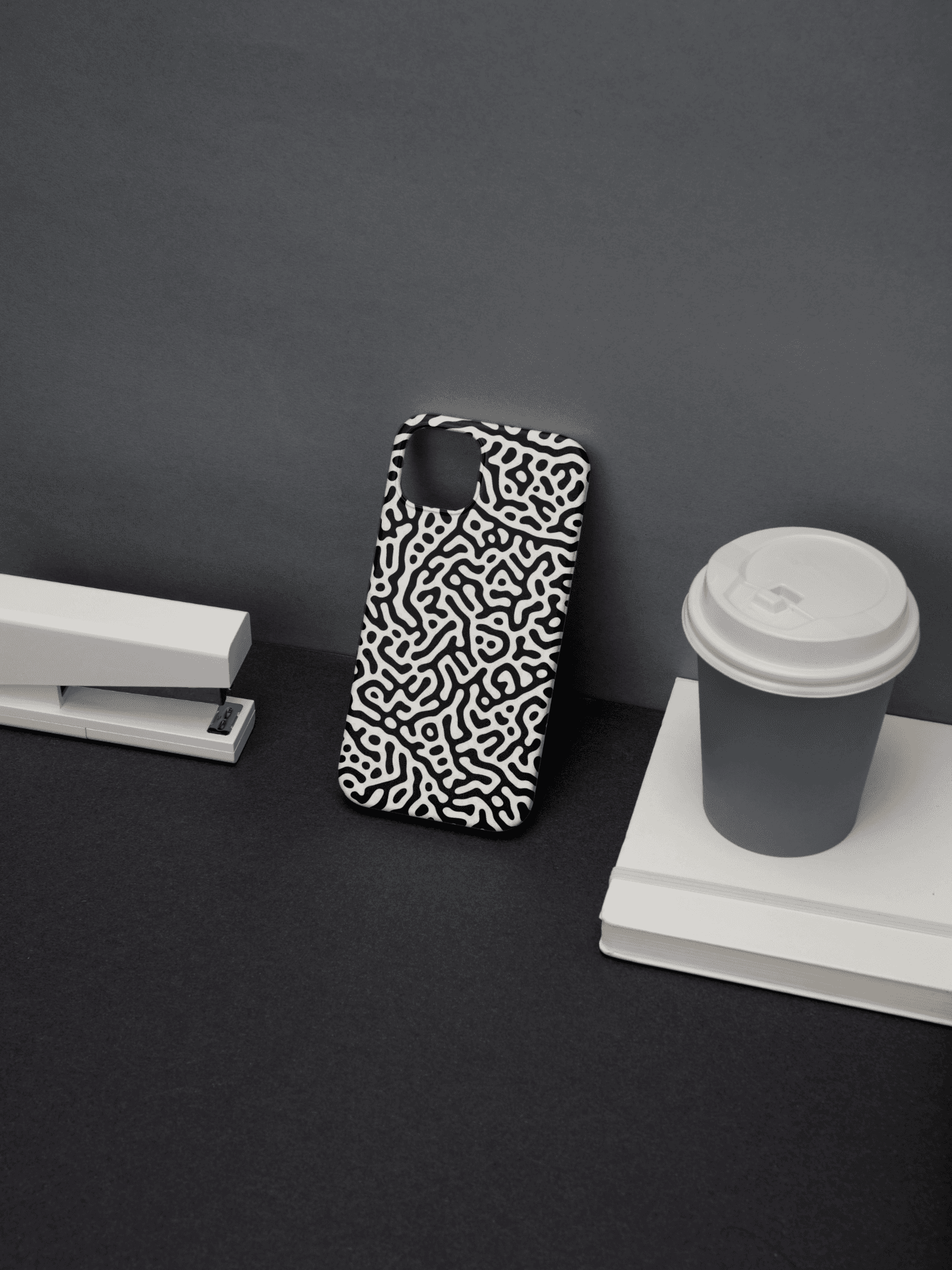 Monochrome Abstract Case