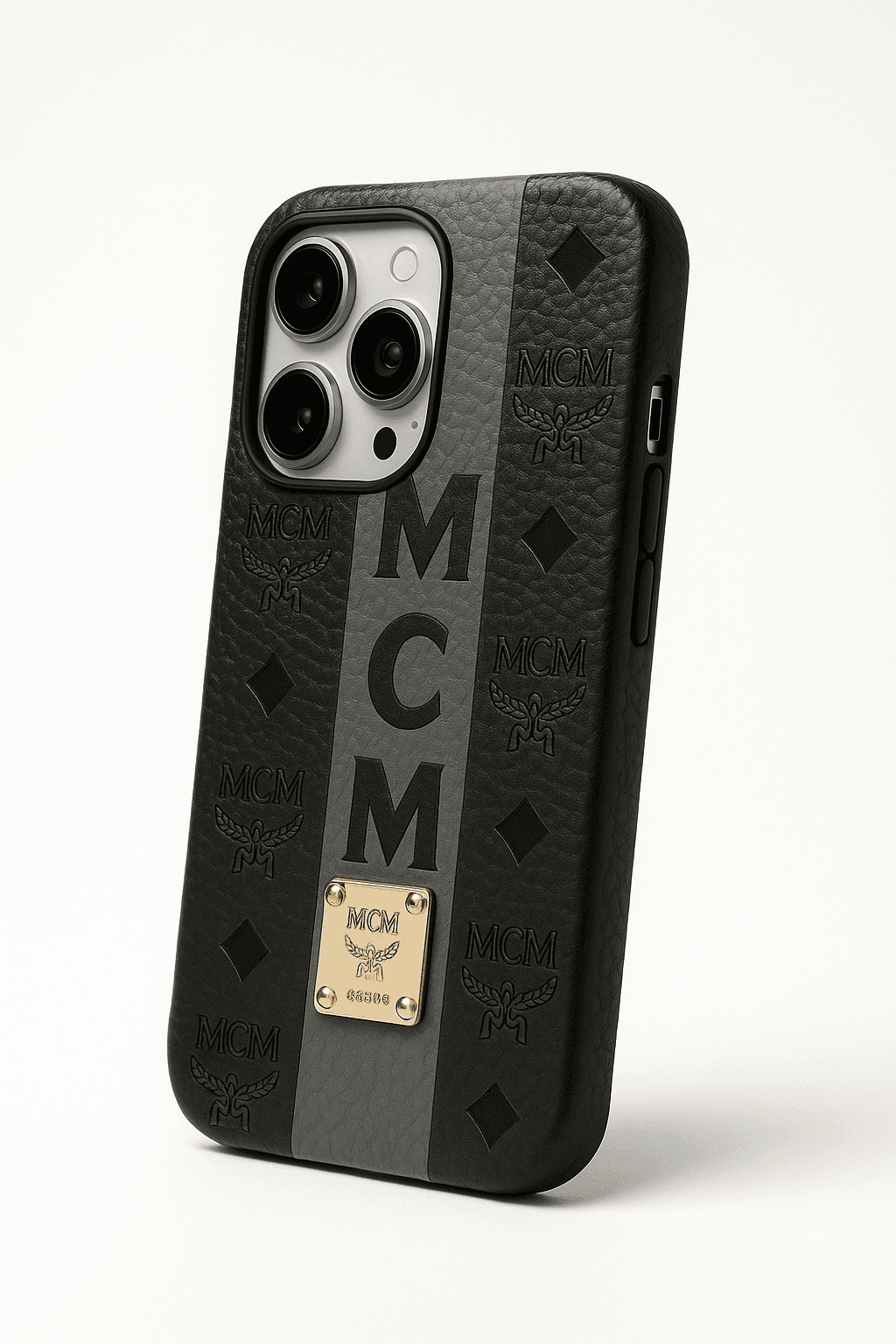 Lineage Stripe Leather Case