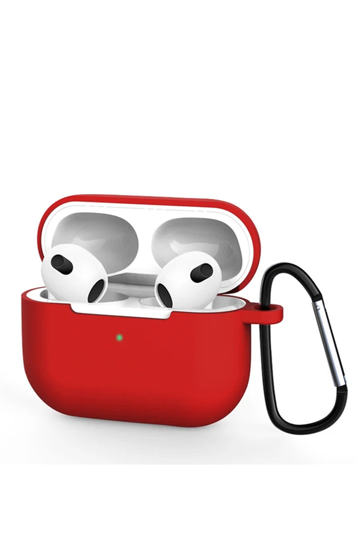 Airpods 3. Nesil ile Uyumlu Kancalı Premium Class Kılıf - Product Red