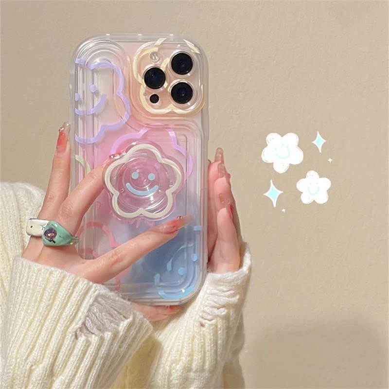 Cute Floral Stand Case