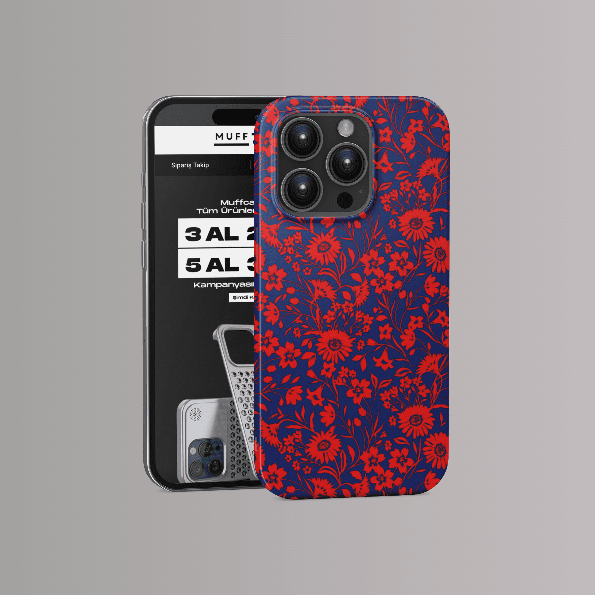 Scarlet Bloom Phone Case