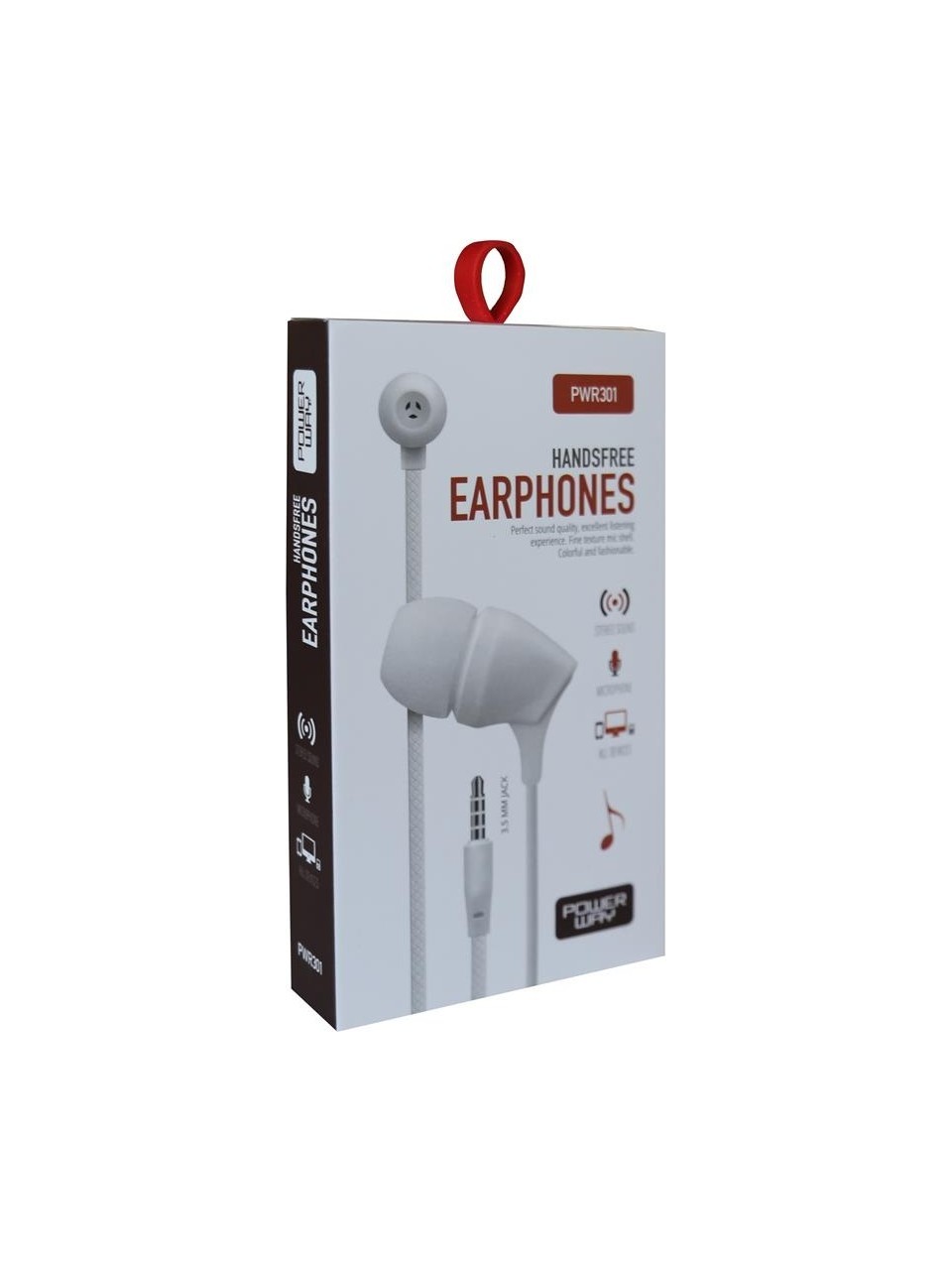 MP3 KULAKLIK BEYAZ PWR301