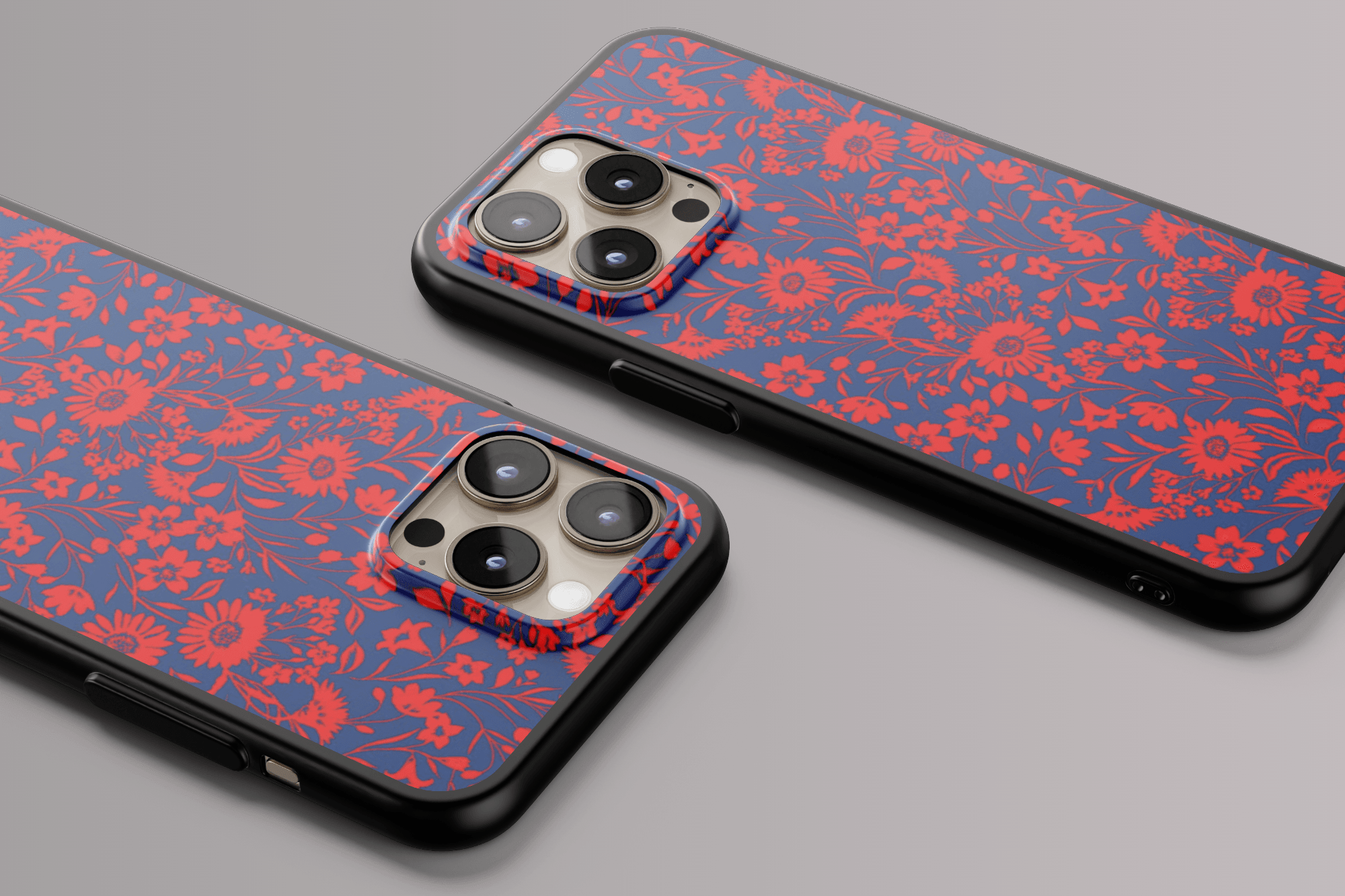 Scarlet Bloom Phone Case