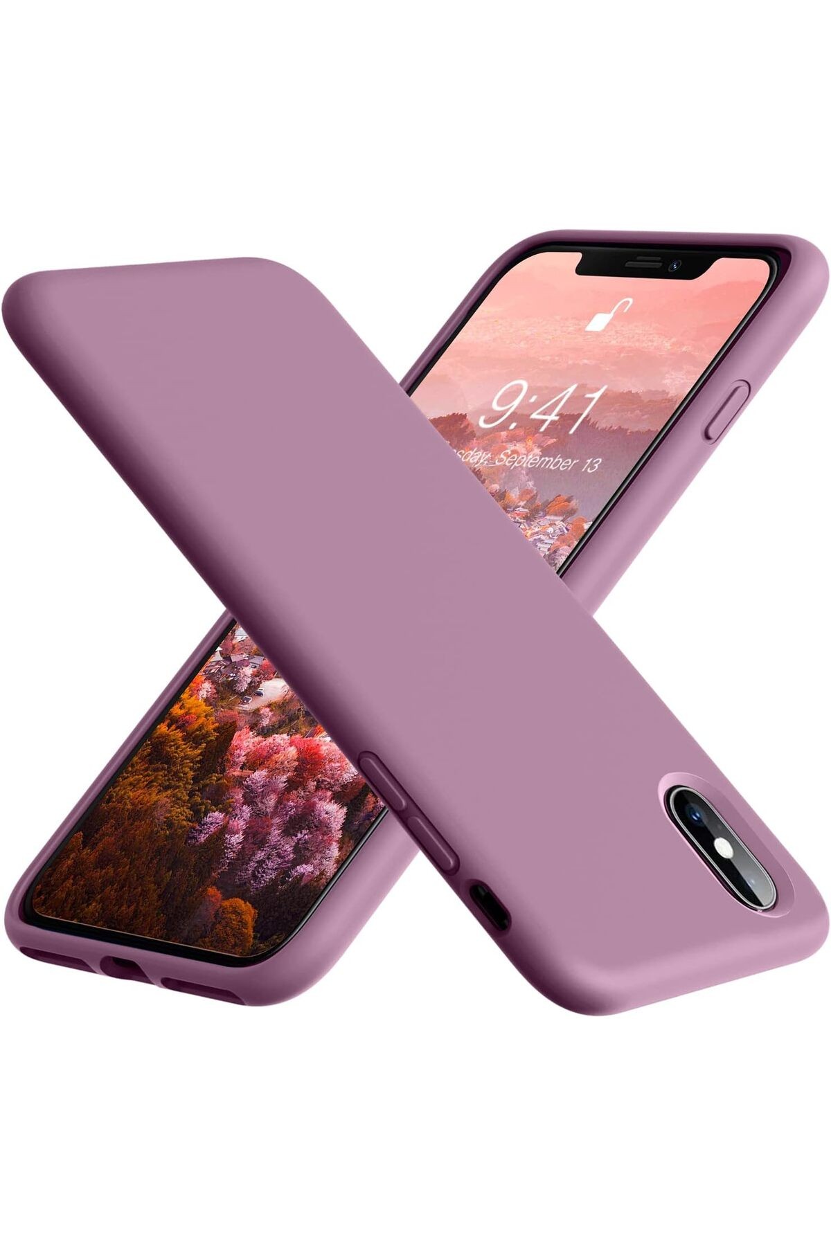 iPhone X / Xs ile Uyumlu Mikrofiber Lansman Kılıf Premium Class