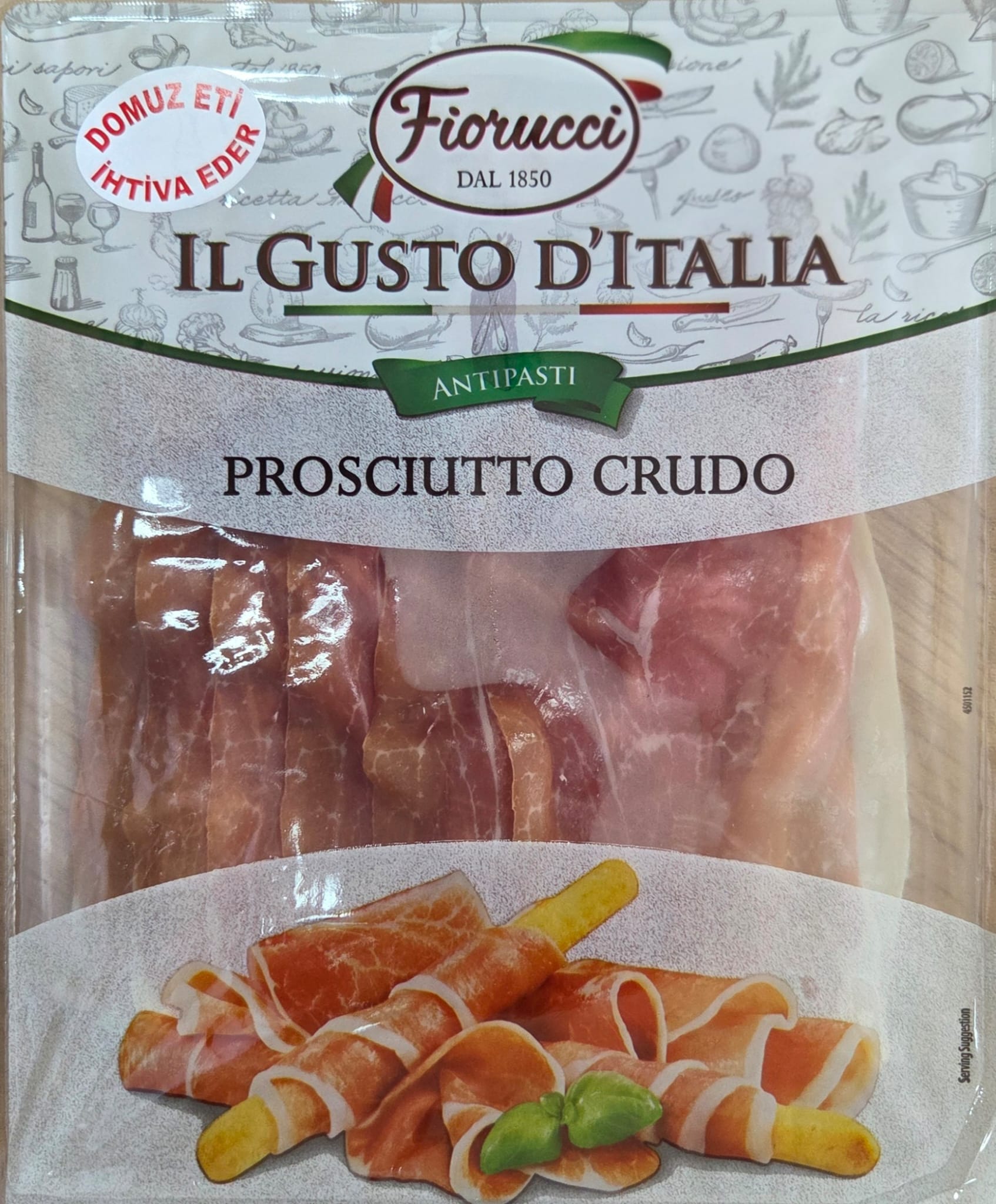 PROSCIUTTO CRUDO CONTADINO 80 GR