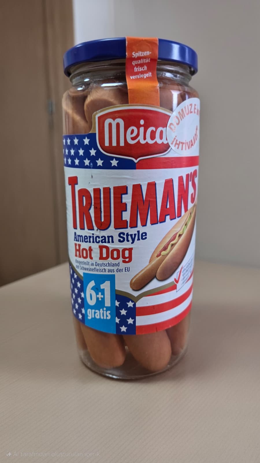 MEICA- TRUEMANS AMERICAN STYLE HOT DOG 350 GR