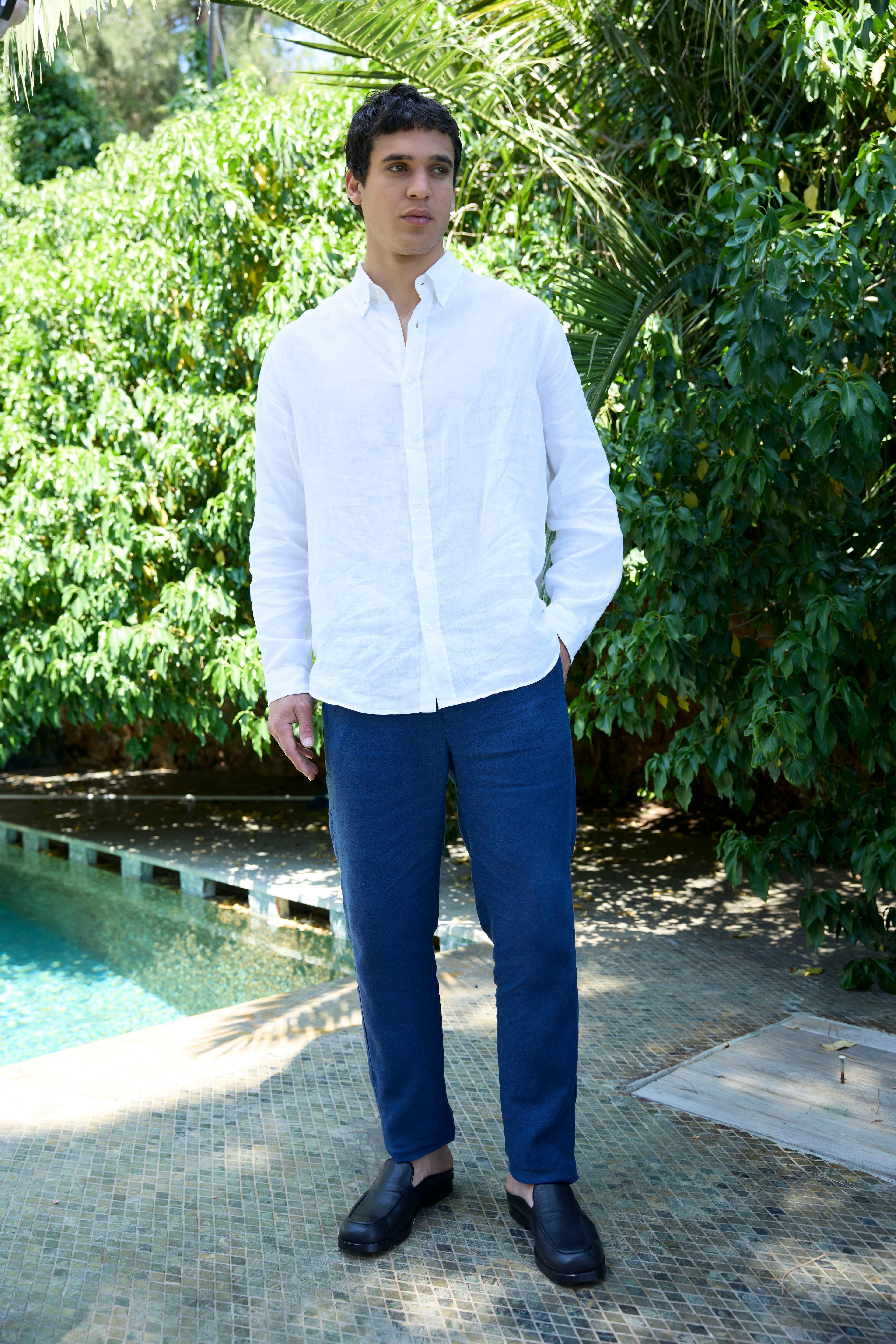 LUSSO TROUSERS - Cobalt