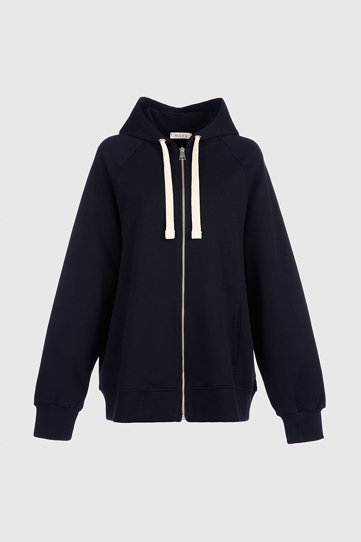 LUCAS ZIP HOODED SWEAT  - LACİVERT