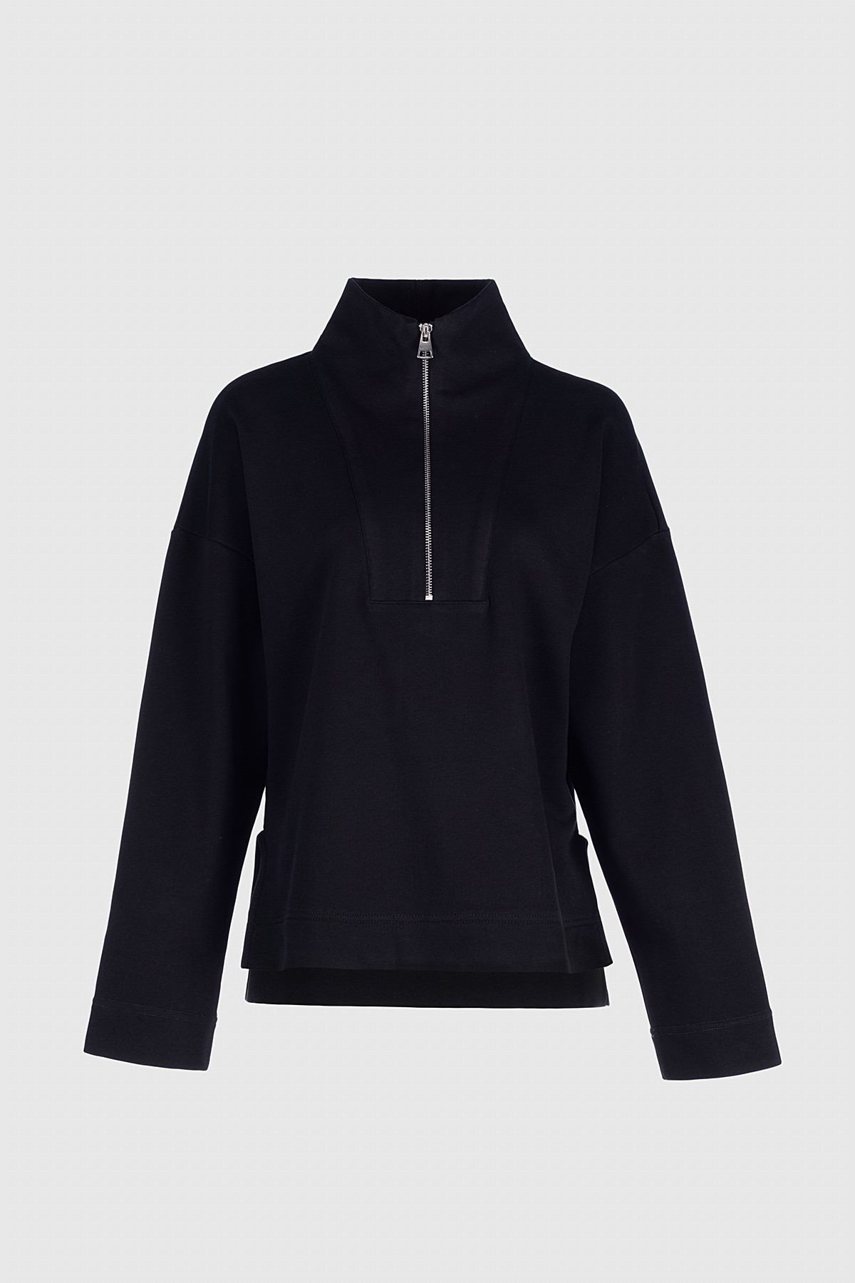 WENDY ZIP SWEAT - LACİVERT